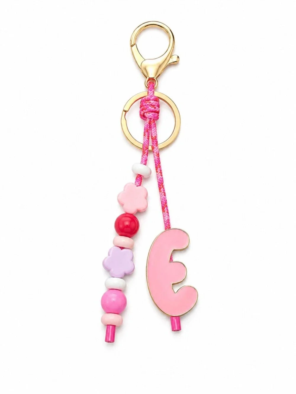 BaubleBar Initial Key Ring Bag Charm